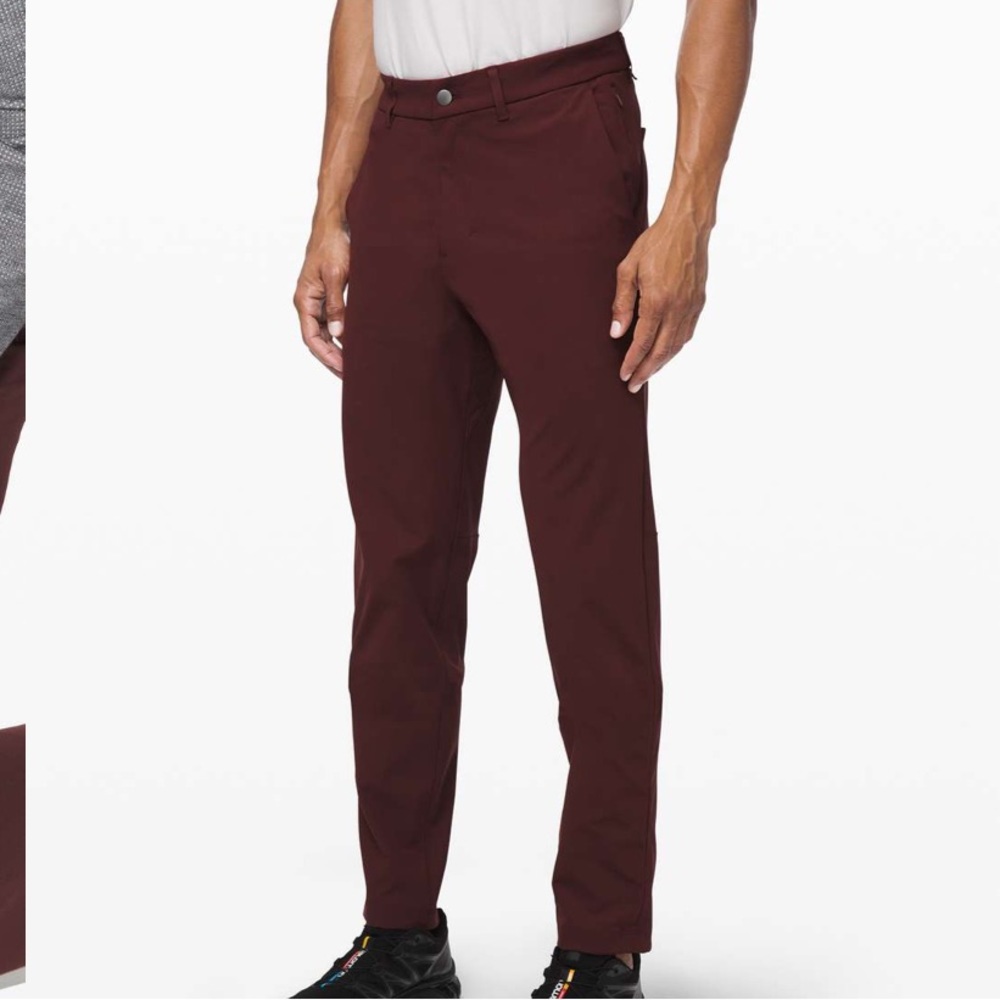 lululemon athletica Men's Pants in Deep Burgundy